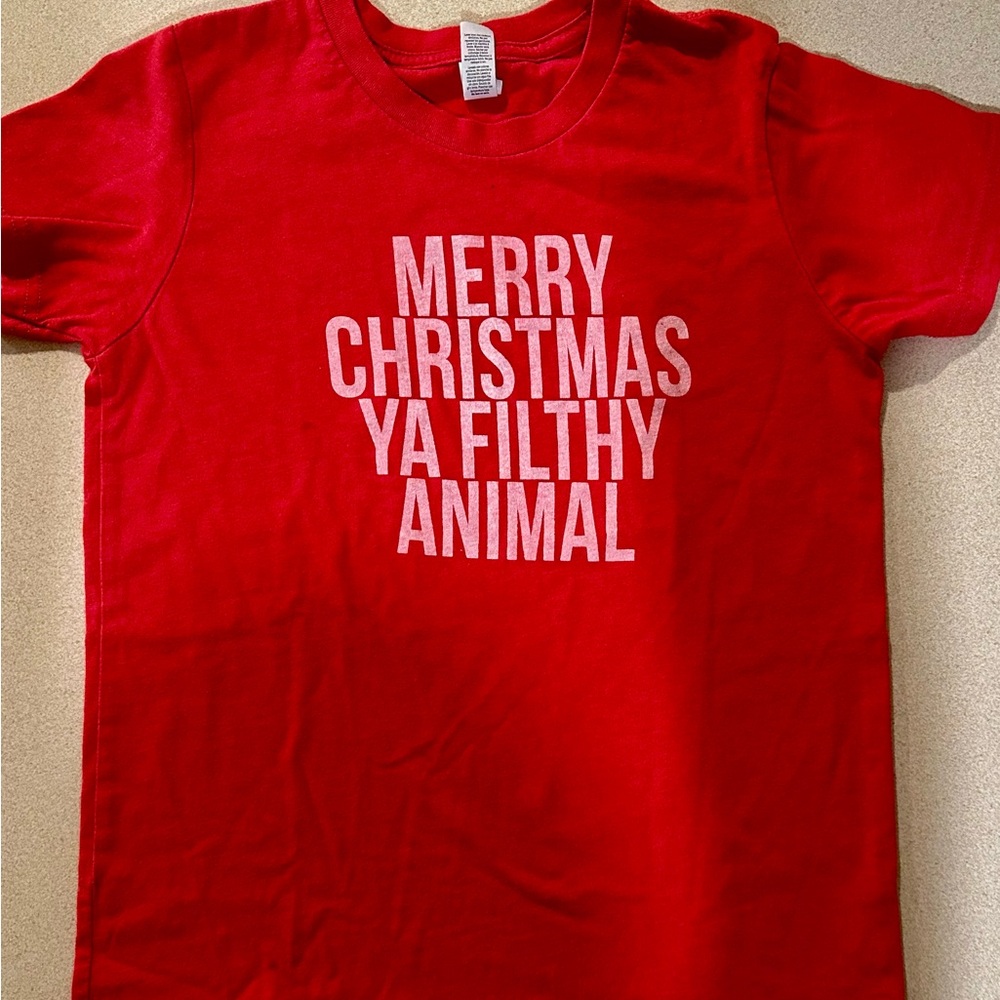 Merry Christmas Ya Filthy Animal Tshirt